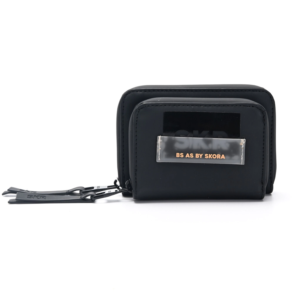 BILLETERA SAFI CON BOLSILLO FRONTAL SKORA NEGRO