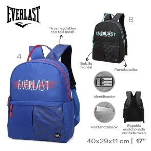 MOCHILA EVERLAST NEGRO