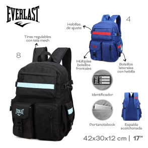 MOCHILA EVERLAST AZUL