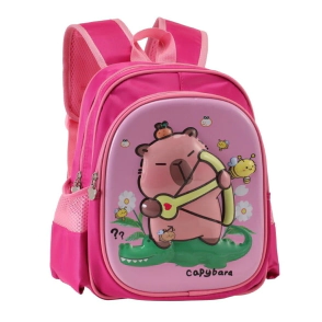 MOCHILA INFANTIL CAPYBARA TRENDY FUCSIA