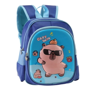 MOCHILA INFANTIL CAPYBARA TRENDY AZUL