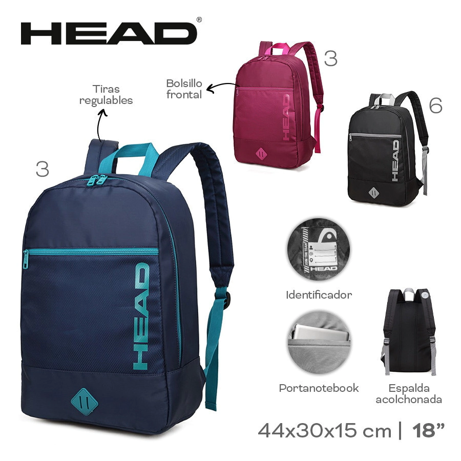 MOCHILA HEAD AZUL