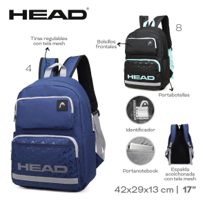 MOCHILA HEAD AZUL