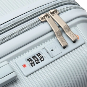 VALIJA CARRY ON SKORA BS AS HARD PP GRIS PERLA 20"