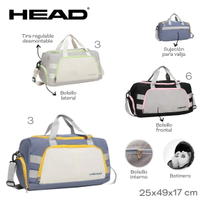 BOLSO HEAD GRIS