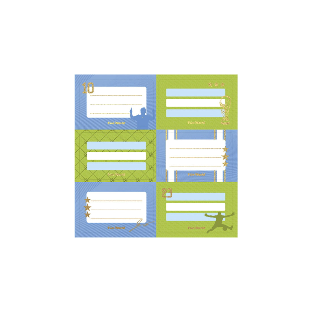 ETIQUETAS FW ESCOLARES JUGADORES