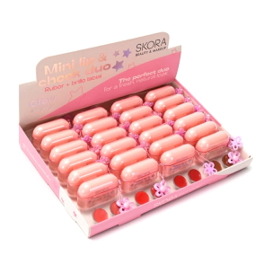 KIT BRILLO Y RUBOR CREMOSO SKORA