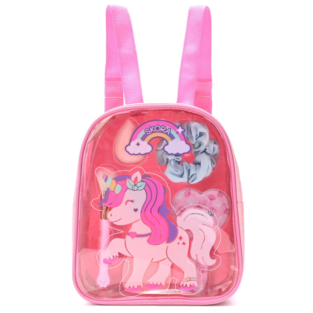 MOCHILA CON SET BAUTY UNICORNIO SKORA
