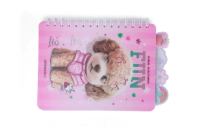 CUADERNO A5 HOLOGRAM CHIMOLA POODLE