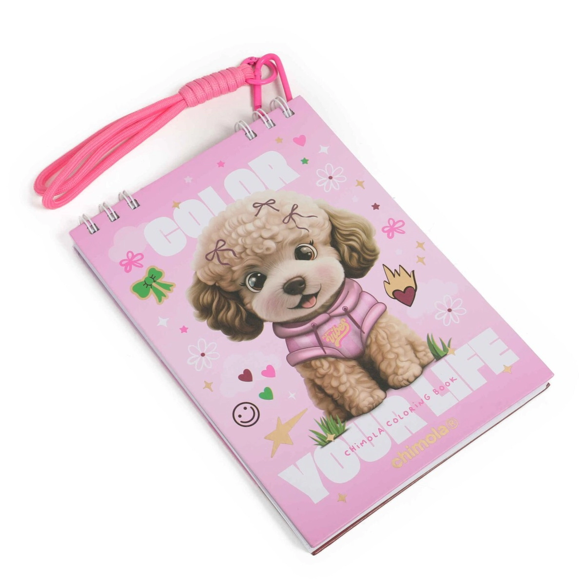CUADERNO COLORING CHIMOLA POODLE