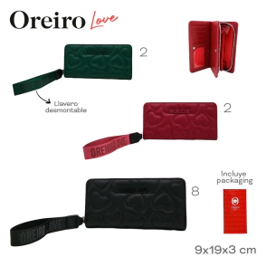 BILLETERA OREIRO LOVE ROJO