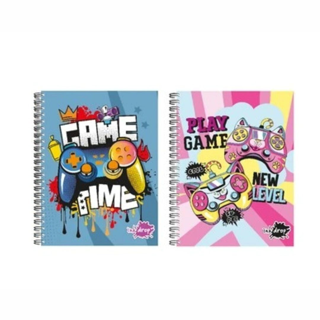 CUADERNO A4 22X29CM TAPA DURA GAMER