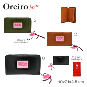 MAXI BILLETERA OREIRO LOVE NEGRO