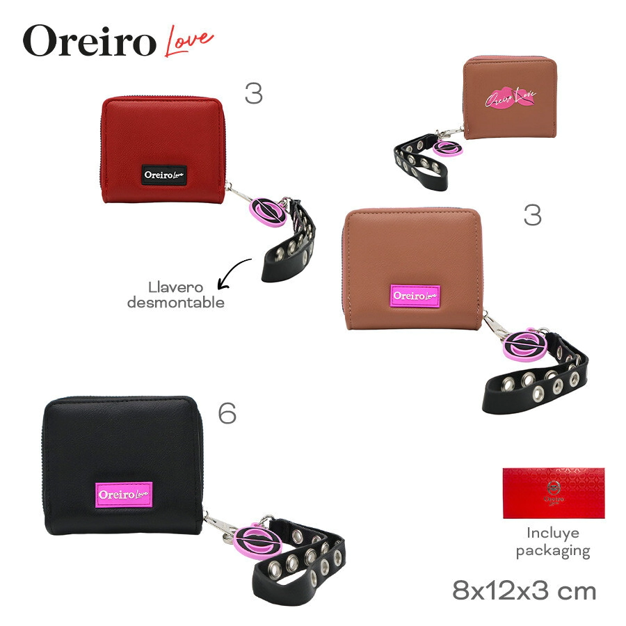 BILLETERA OREIRO LOVE BEIGE