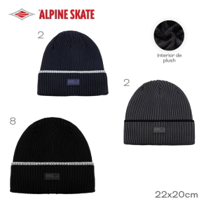 GORRO ALPINE SKATE NEGRO