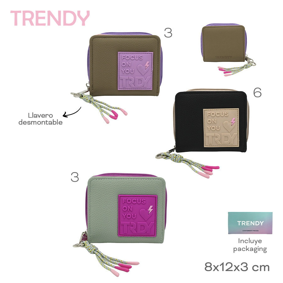 BILLETERA TRENDY CELESTE