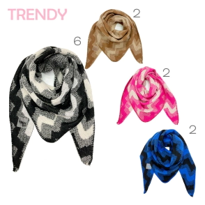 BUFANDA TRENDY NEGRO