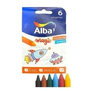 Crayones Alba Jumbo Chico x6