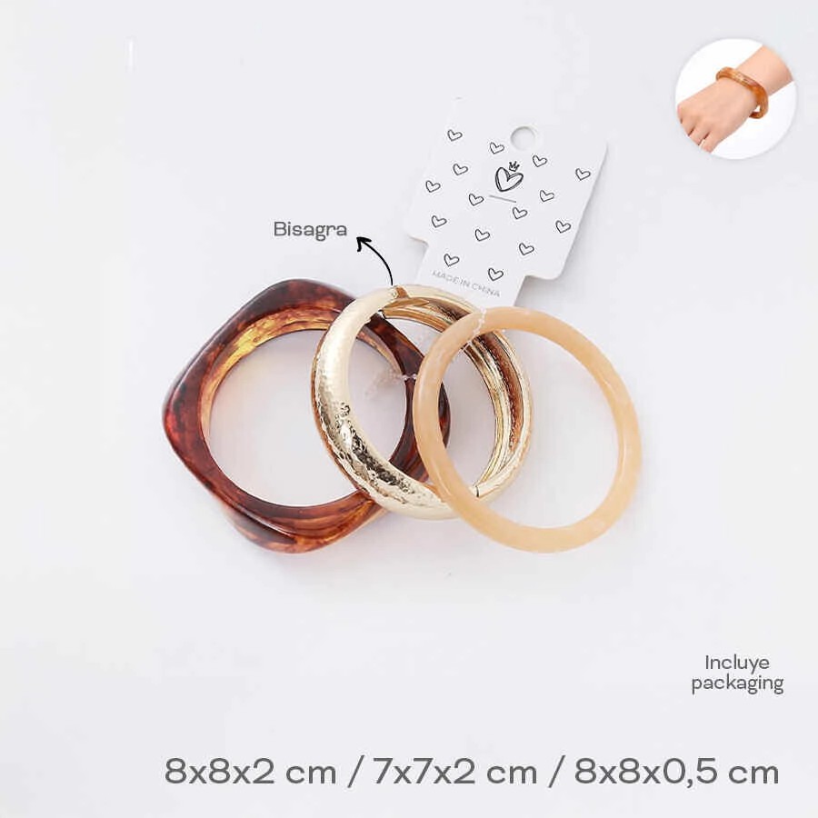 SET PULSERAS TRENDY