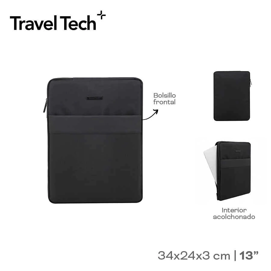 FUNDA CASE PARA COMPUTADORA TRAVEL TECH