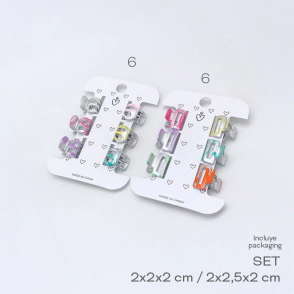 SET MINI BROCHES TRENDY