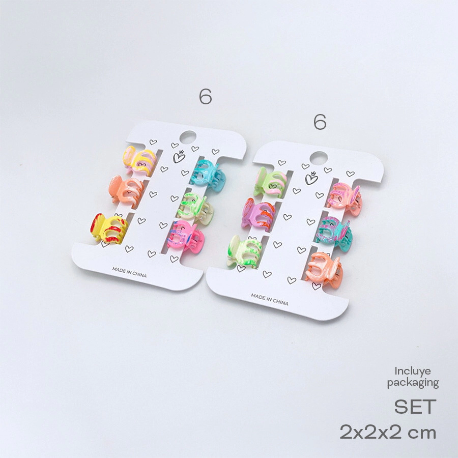 SET MINI BROCHES TRENDY