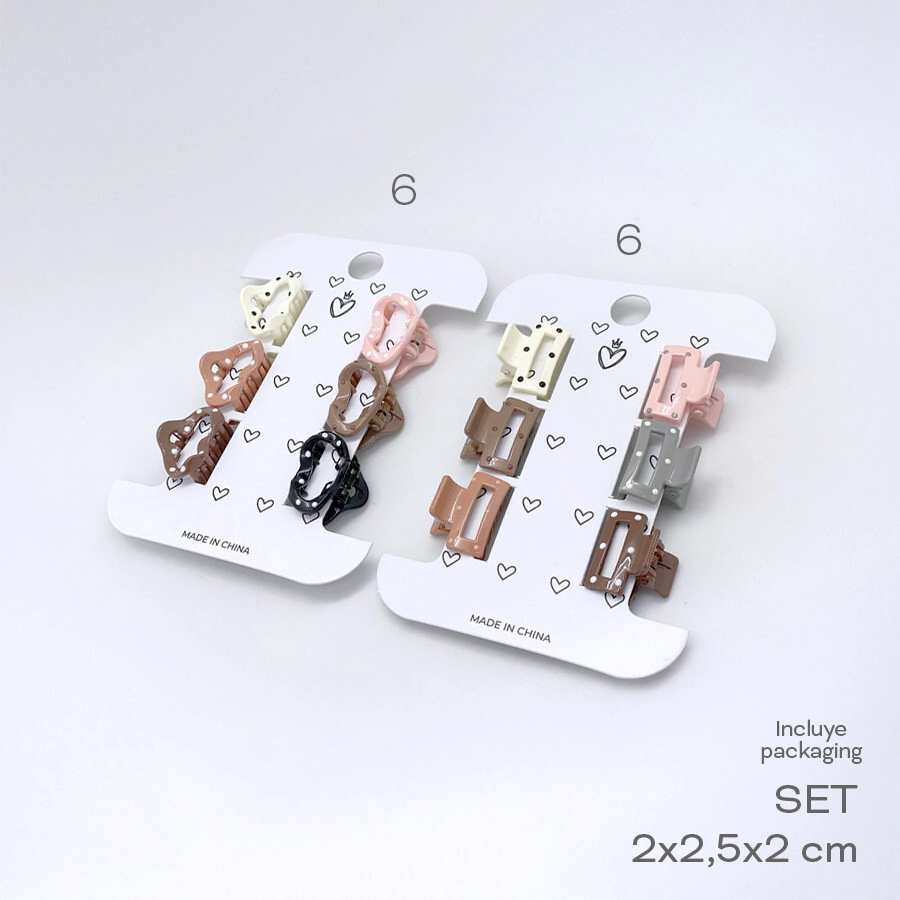 SET MINI BROCHES TRENDY