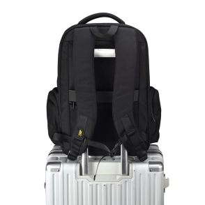 MOCHILA LUXE PRO EXECUTIVE BLACK TRAVEL BLUE