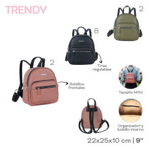 MOCHILA TRENDY NUDE