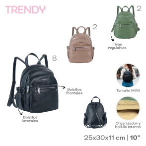 MOCHILA TRENDY NUDE