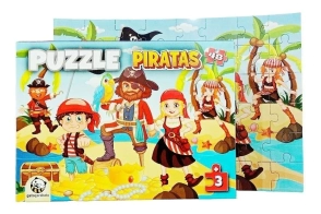 Rompecabezas 48p Piratas