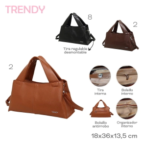 CARTERA TRENDY MARRON