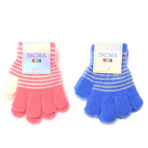 GUANTE INFANTIL CON RAYAS SKORA