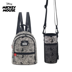 MOCHILA Y PORTA BOTELLA DISNEY MICKEY