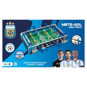 JUEGO METEGOL DE MESA MINI AFA OFICIAL SELECCION ARGENTINA 52X30X8 CM