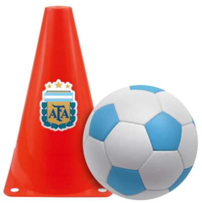 JUEGO DE ENTRENAMIENTO FUTBOL AFA OFICIAL SELECCION ARGENTINA 28x20x13 CM