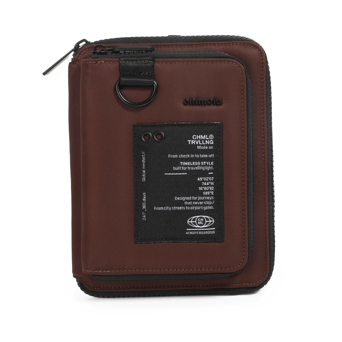 PORTACOSMETICOS Y CABLES MONACO CHIMOLA CHOCOLATE