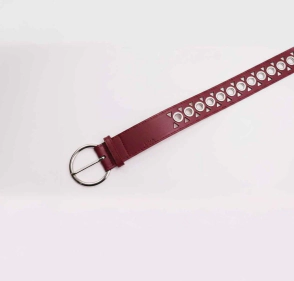 CINTURON ANITA LIMA ROJO