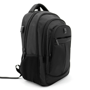 MOCHILA BACKPACK ISOLA MILAN BLACK TRAVEL BLUE