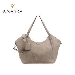 CARTERA AMAYRA GRIS CLARO