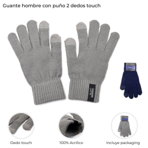 GUANTE HOMBRE CON PU&Ntilde;O 2 DEDOS TOUCH WANDERLUST