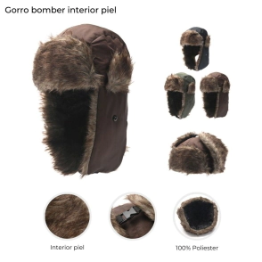 GORRO BOMBER INTERRIOR PIEL SKORA