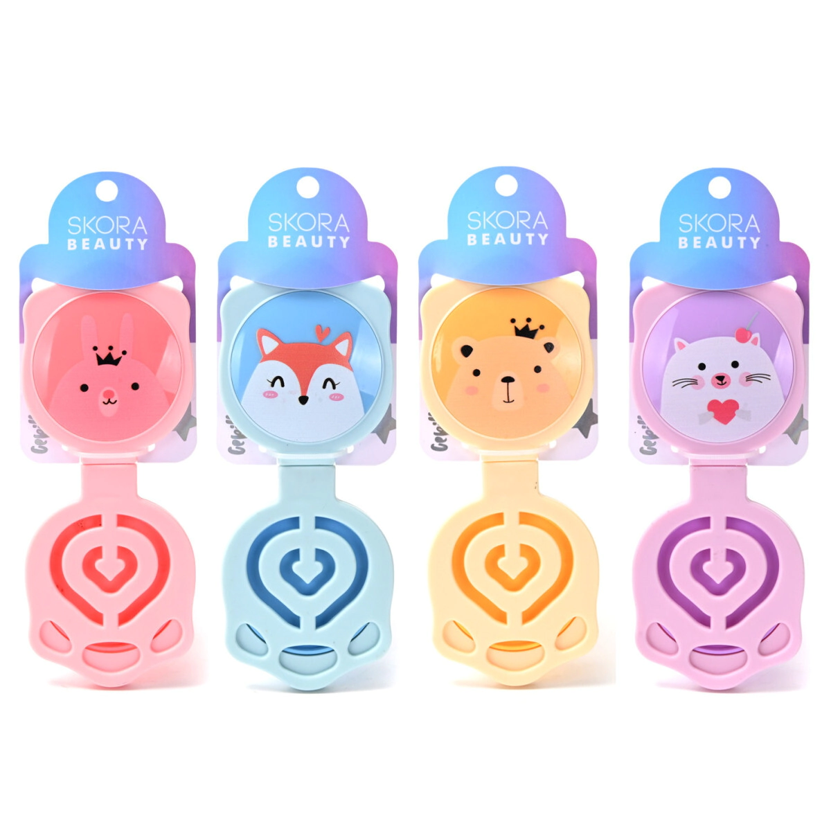 CEPILLO DE PELO PLEGABLE ANIMALES SKORA