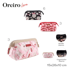 PORTACOSMETICO OREIRO LOVE NEGRO