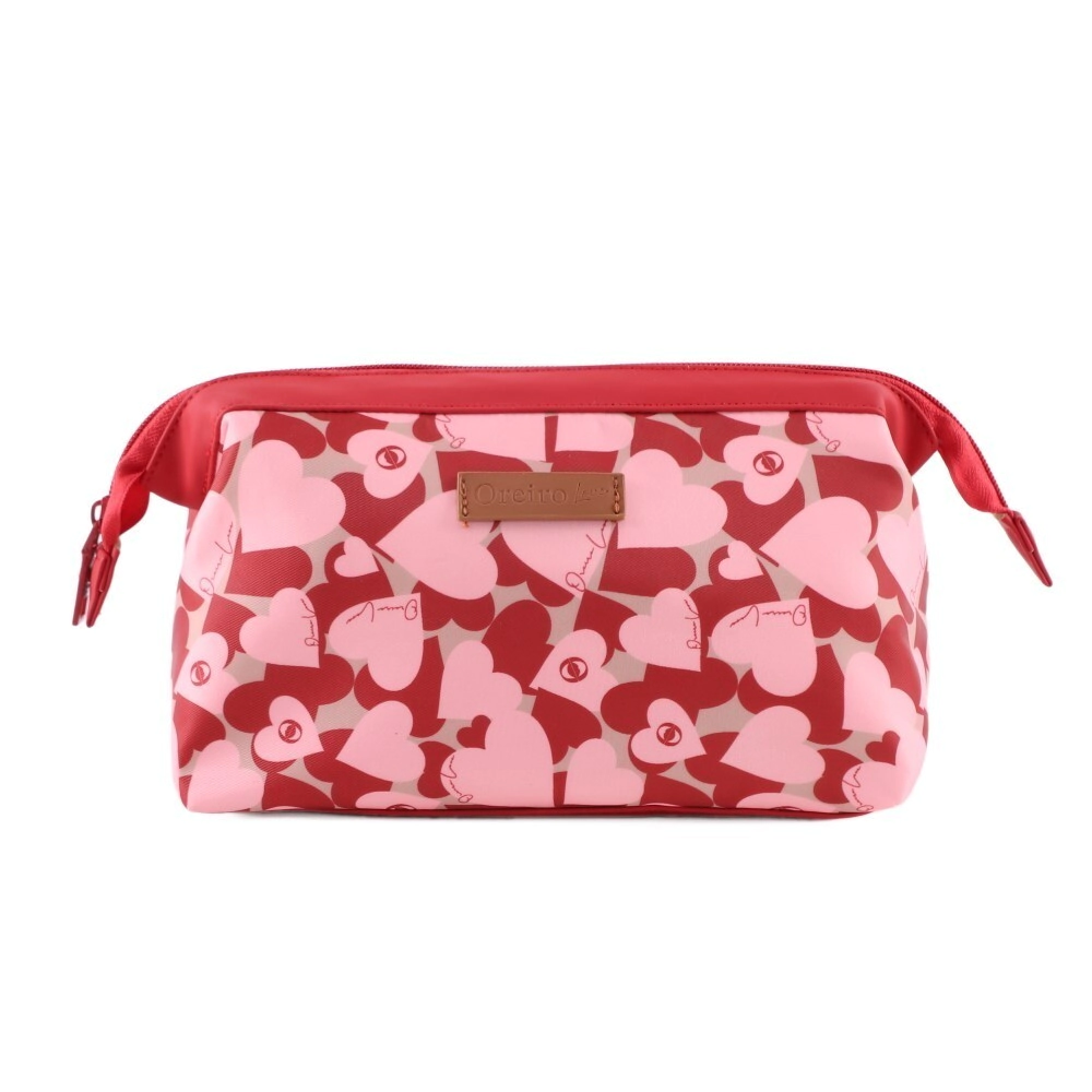 PORTACOSMETICO OREIRO LOVE ROJO