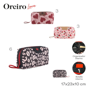 PORTACOSMETICO OREIRO LOVE NEGRO