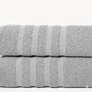 TOALLA 400 GR RAYA PLATA ALCOYANA