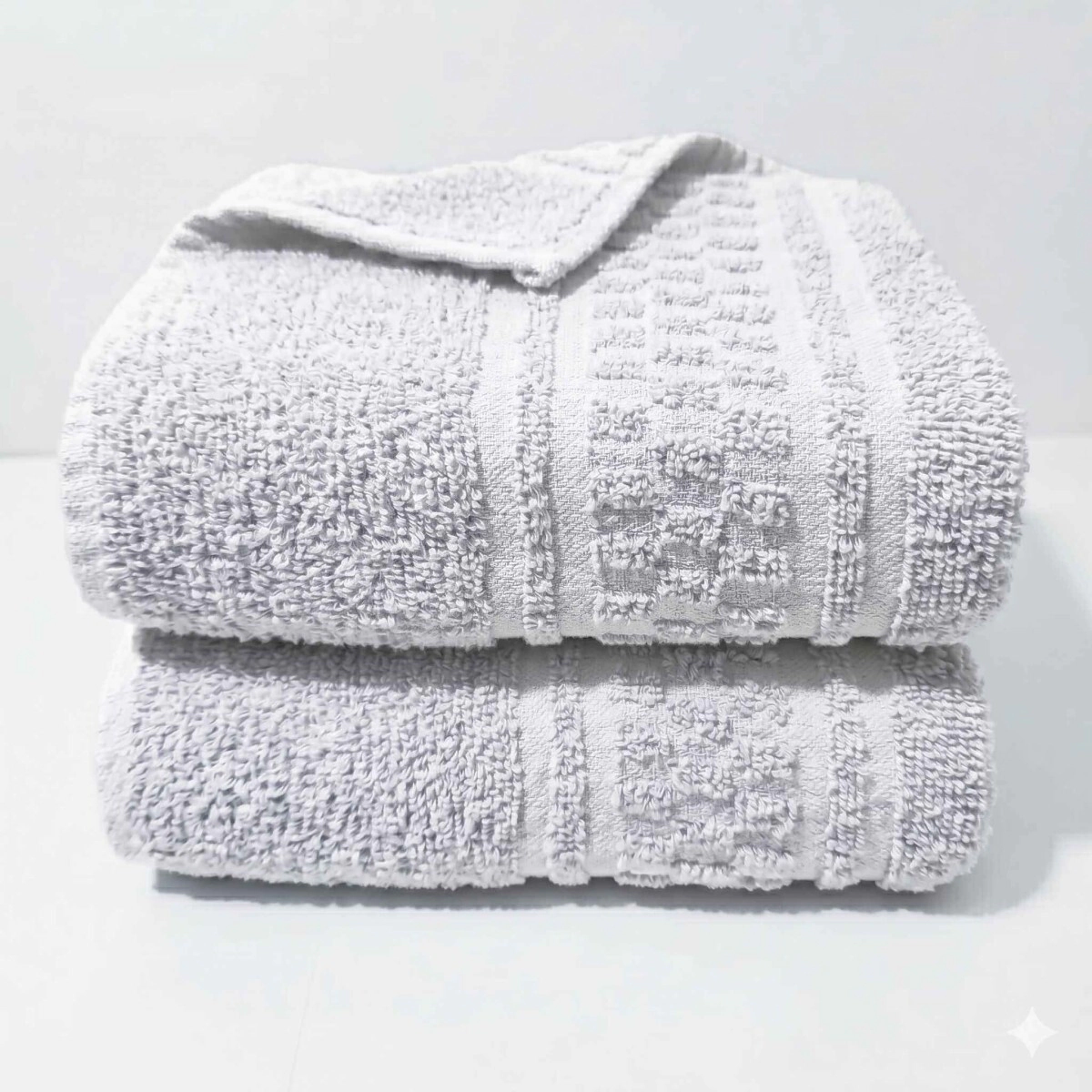 TOALLON 400 GR CUADR BLANCO ALCOYANA