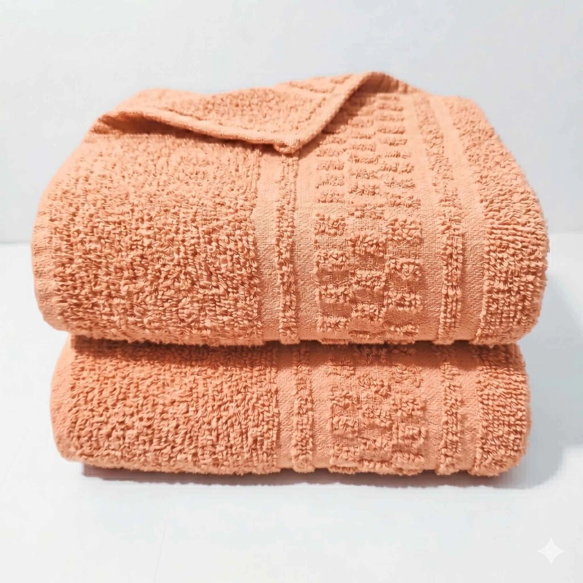 TOALLON 400 GR CUADR CORAL ALCOYANA