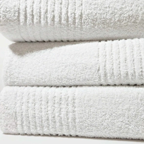 SET TOALLA Y TOALLON 500 GR BLANCO ALCOYANA